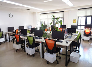 ゆとりの作業スペース